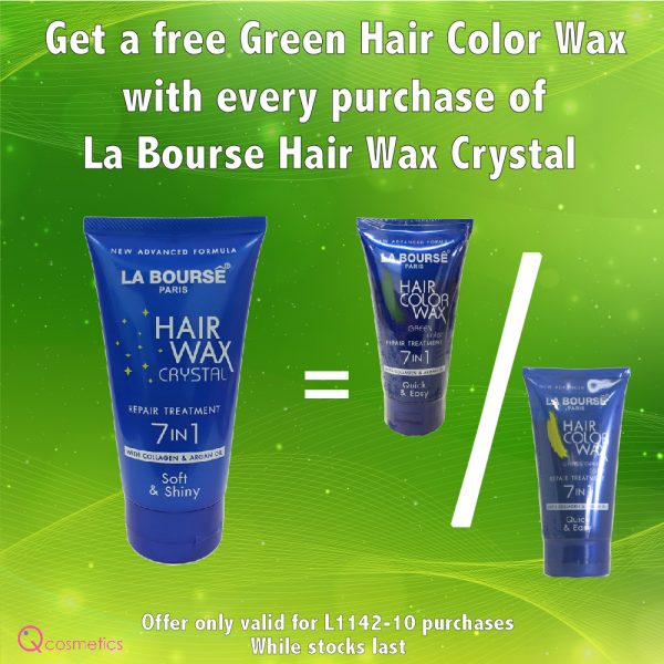 (Free Gift!) La Bourse 1142-10 Hair Wax Crystal - Image 3