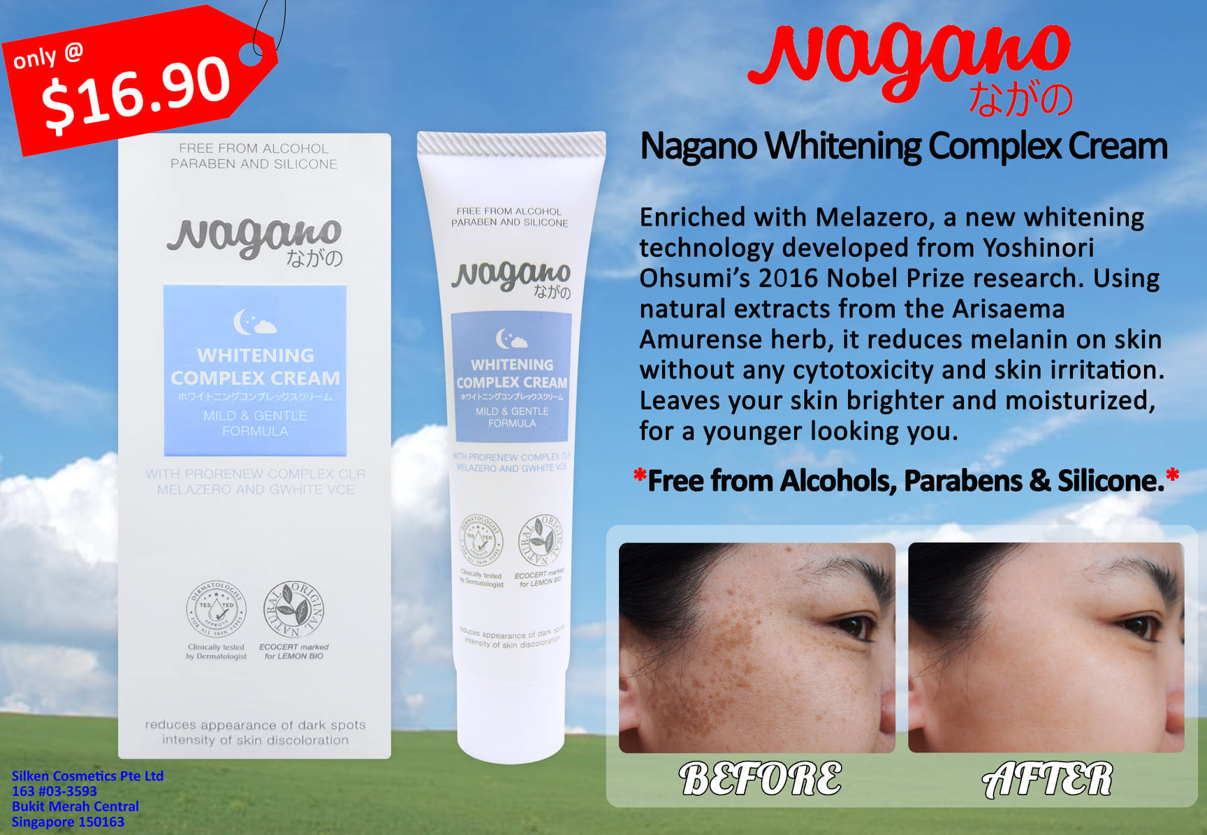 Nagano 1059 Whitening Complex Cream