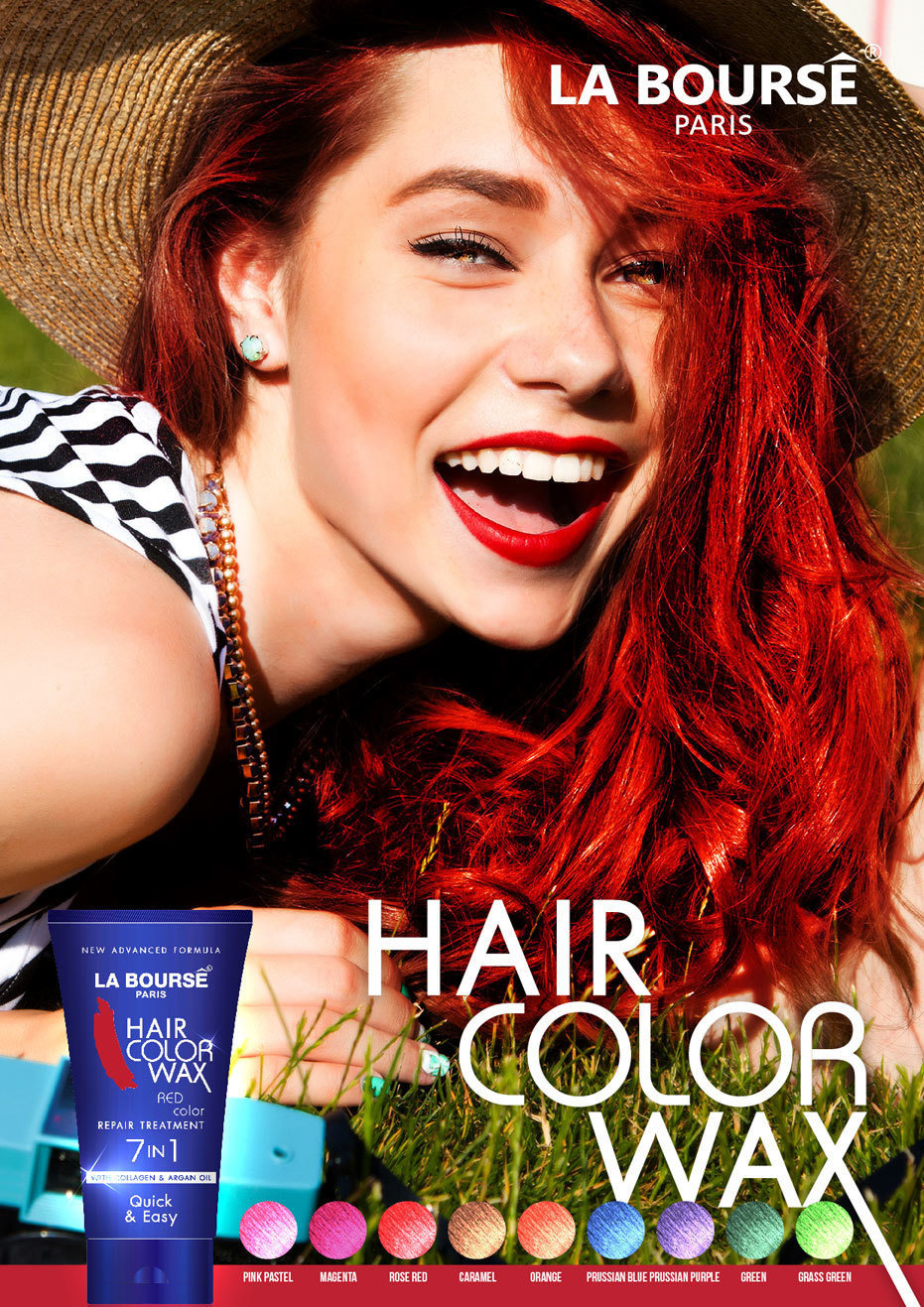 La Bourse 1142 Hair Color Wax (9 Colors) - Image 4