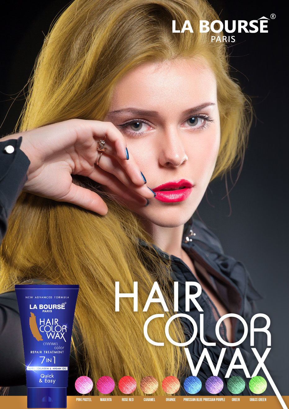 La Bourse 1142 Hair Color Wax (9 Colors) - Image 5